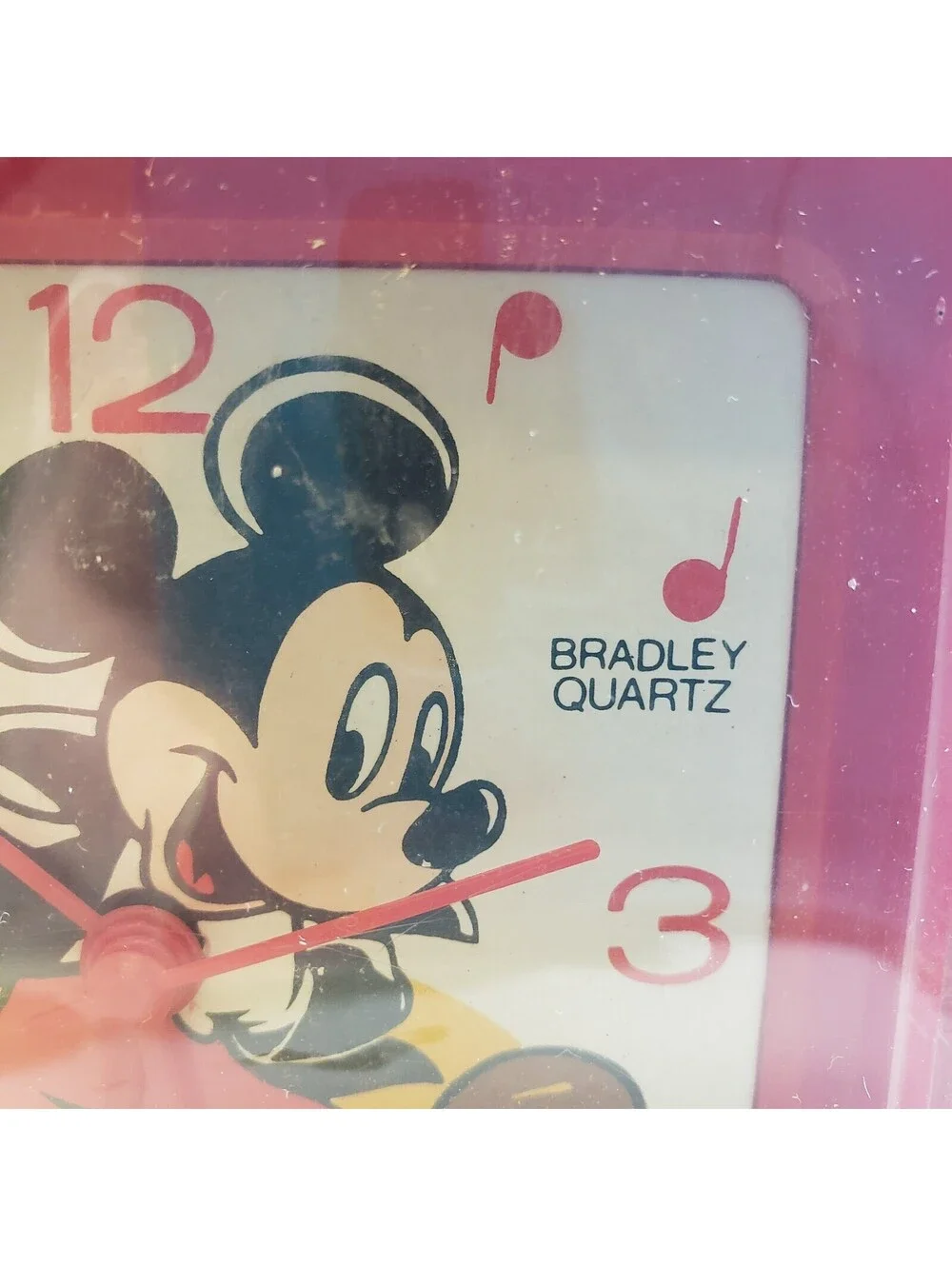 Vintage 1984 Bradley Quartz Clock Radio Portable AM/FM NIP Mickey Disney 2087